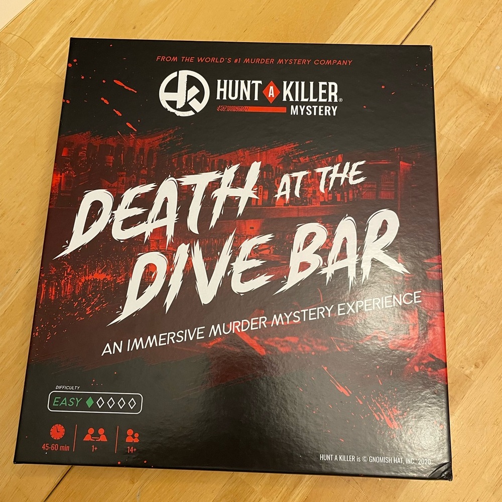 Hunt A Killer Death at the Dive Bar Mystery Game Complete Murder Mystery Puzzle